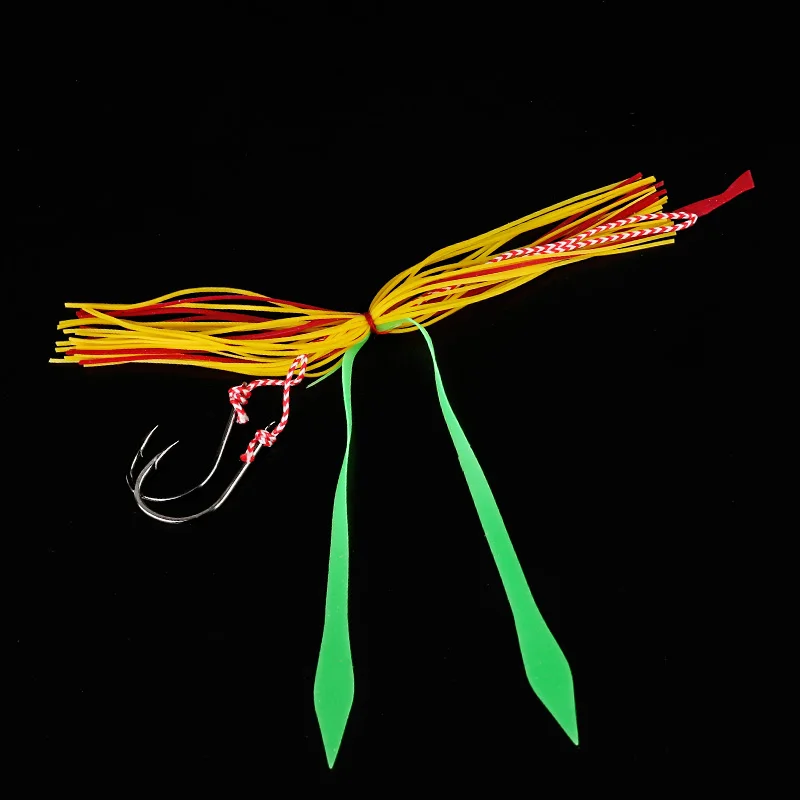 ARDEA Madai-falda de goma de calamar, 10 mechones, deslizador de silicona, Tai Kabura Jigs, pulpo, pargo, plantilla, señuelo de pesca, aparejos - imagen 4