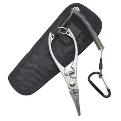 Alicates de pesca multifuncionales con tijeras de acero inoxidable