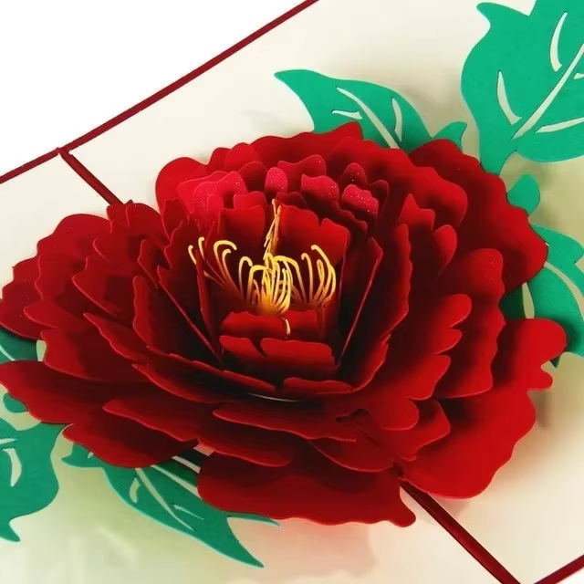 Tarjeta 3D Pop-Up Felicitación Día de la Madre – Corte Láser con Sobres - imagen 5