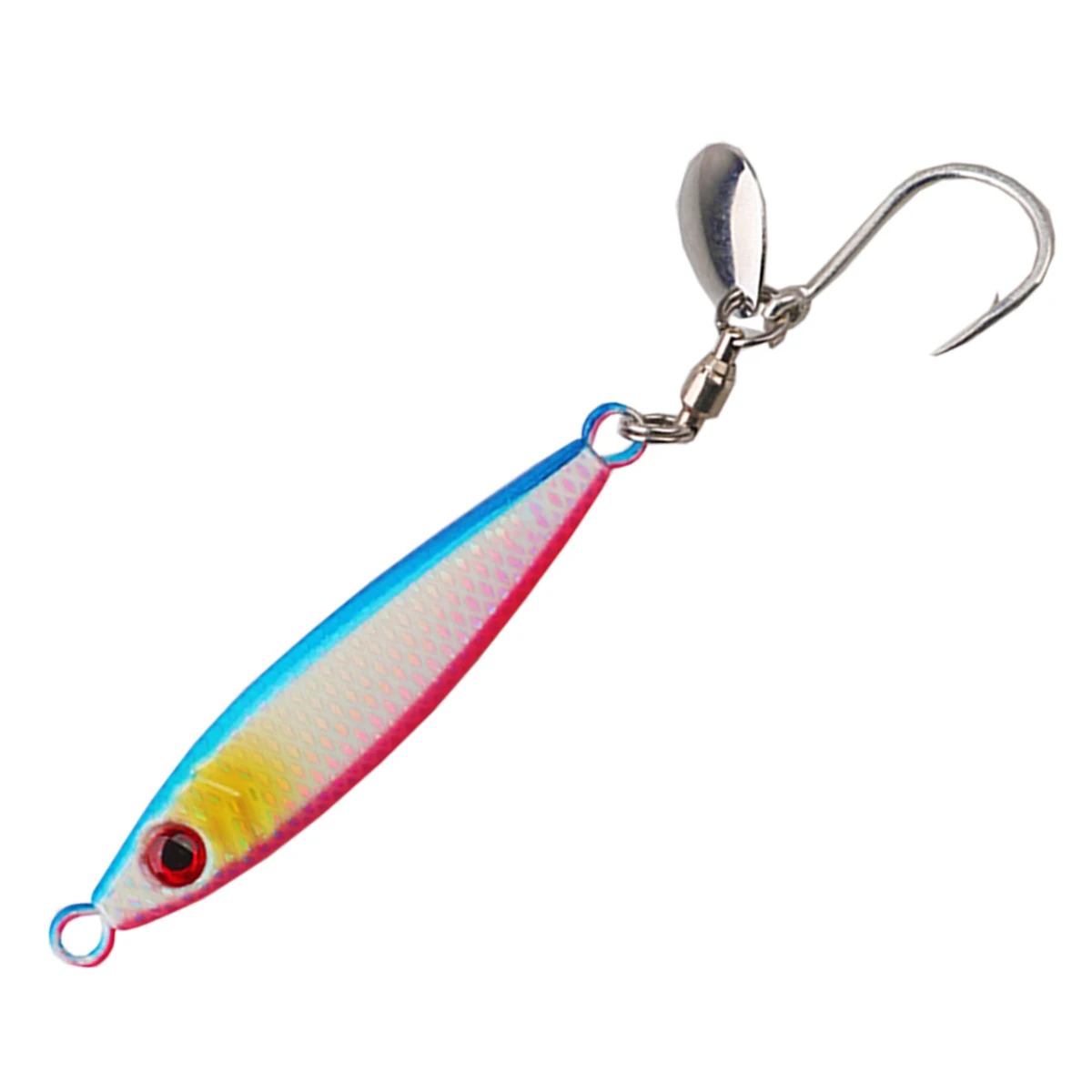 Cebo de pesca luminoso 40g60g80g100g, señuelos de Jigging lento, plantilla de Metal, pesca en alta mar, atún, caballa, Wahoo, señuelo de agua salada - imagen 5