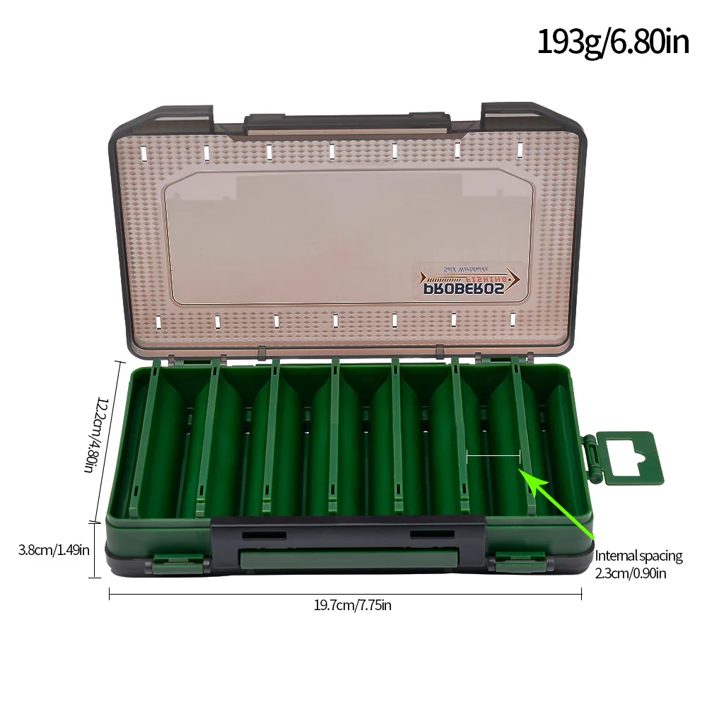 Sea.Yolo-caja de equipo de pesca de PP portátil, señuelo de pesca, accesorios de cebo falso, caja de almacenamiento, pececillo, Topwater - imagen 5