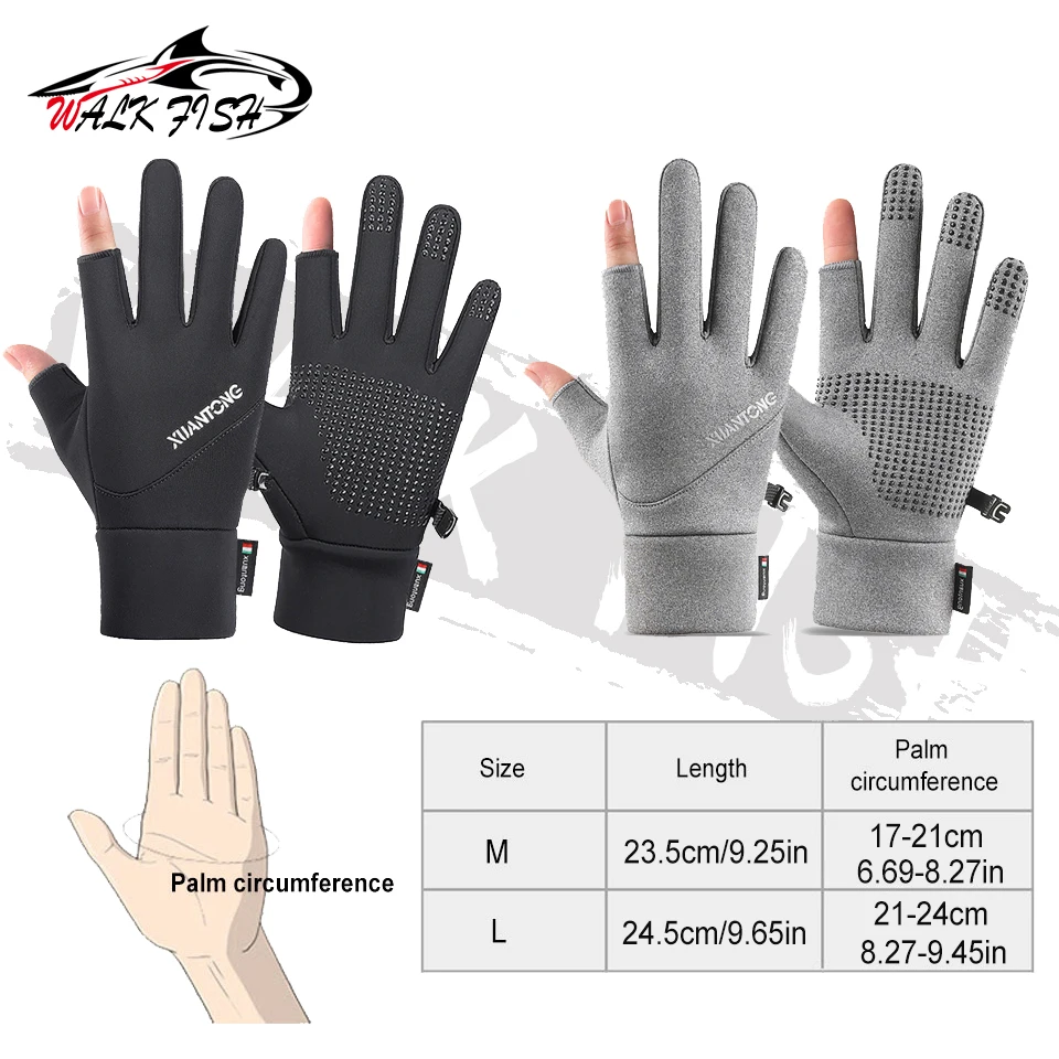 Guantes WALK FISH Dediles Invierno Impermeables Antideslizantes - imagen 5