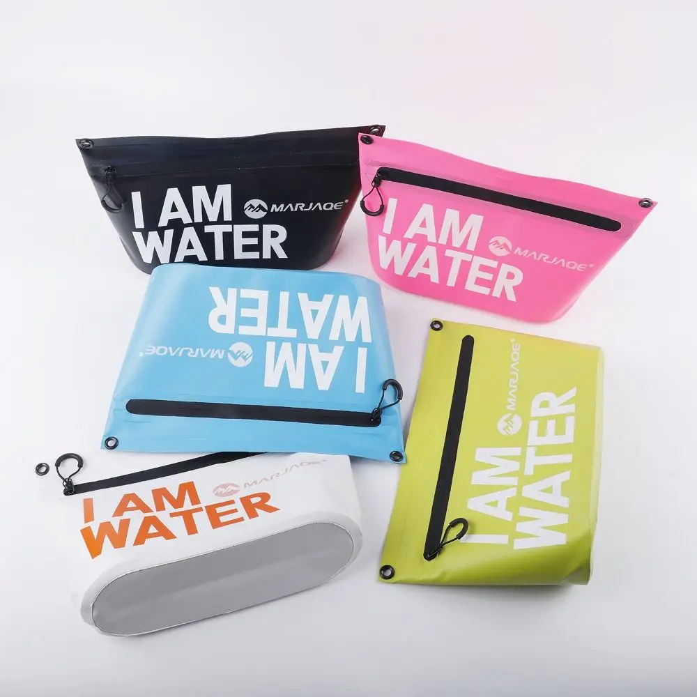 Bolsa de natación portátil multifuncional de PVC, de gran capacidad bolso de hombro, resistente a la lluvia, con cremallera - imagen 3