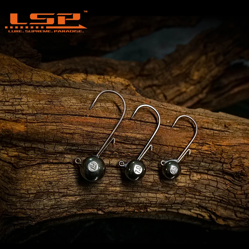Anzuelo de Pesca con cabeza de anzuelo LSP, 1,8g, 2,7g, 3,5g, 5,3g, 7g, 10,5g, anzuelo de púas, Kit de accesorios para aparejos de Pesca - imagen 3