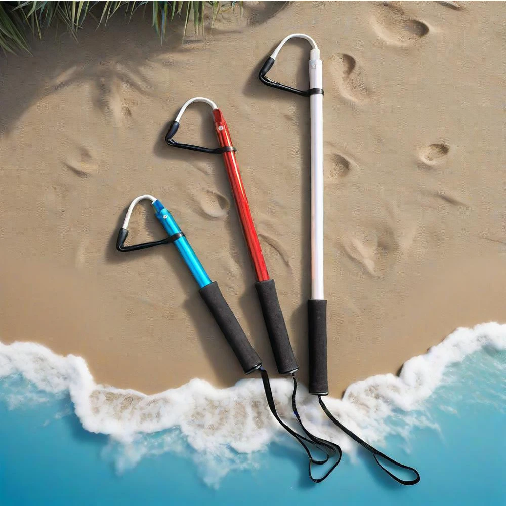 Lawaia-anzuelo de lanza de pesca, garfio de pescado retráctil escalable, barco de hielo inoxidable, aparejo de pesca - imagen 5