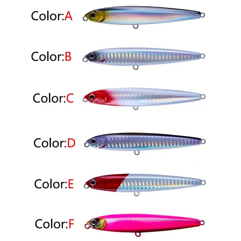 Nuevo Lápiz que se hunde, 10g, 14g, 18g, señuelo de pesca Wobblers, Crankbait, cebo duro, cebo Artificial, wobbler para pesca de Jigging - imagen 2