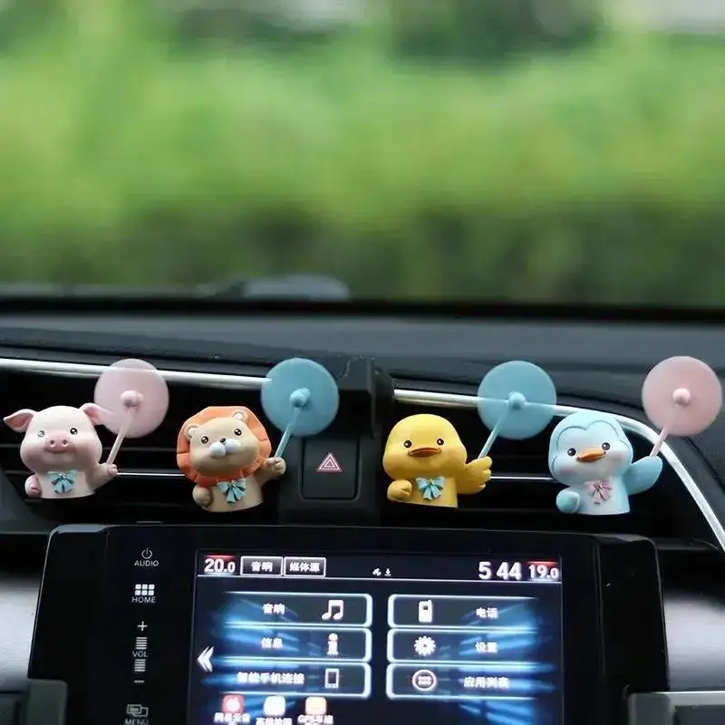 Ambientador purificador aire coche animal – Decoración fijación interior salida - imagen 4