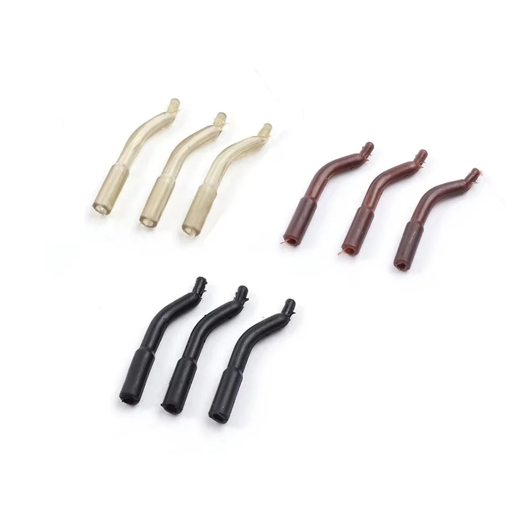 NGB 20 piezas tubos de goma para pesca, componentes de alimentador de carpa, Combos, tapones de cebo, mangas de plástico cónico, aparejos de goma para carpa - imagen 3