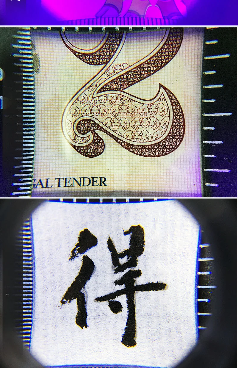 Lupa de 60x, lupa recargable por USB, lente de cristal óptico con 6 luces LED UV para joyería de sellos de monedas - imagen 4