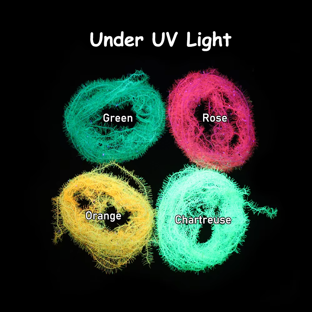 Wifreo 4 m/paquete 6mm de ancho perla Cactus chenilla cristal Flash oropel atado de moscas Material corporal para ninfa mosca húmeda Wolly Buggers señuelo - imagen 5