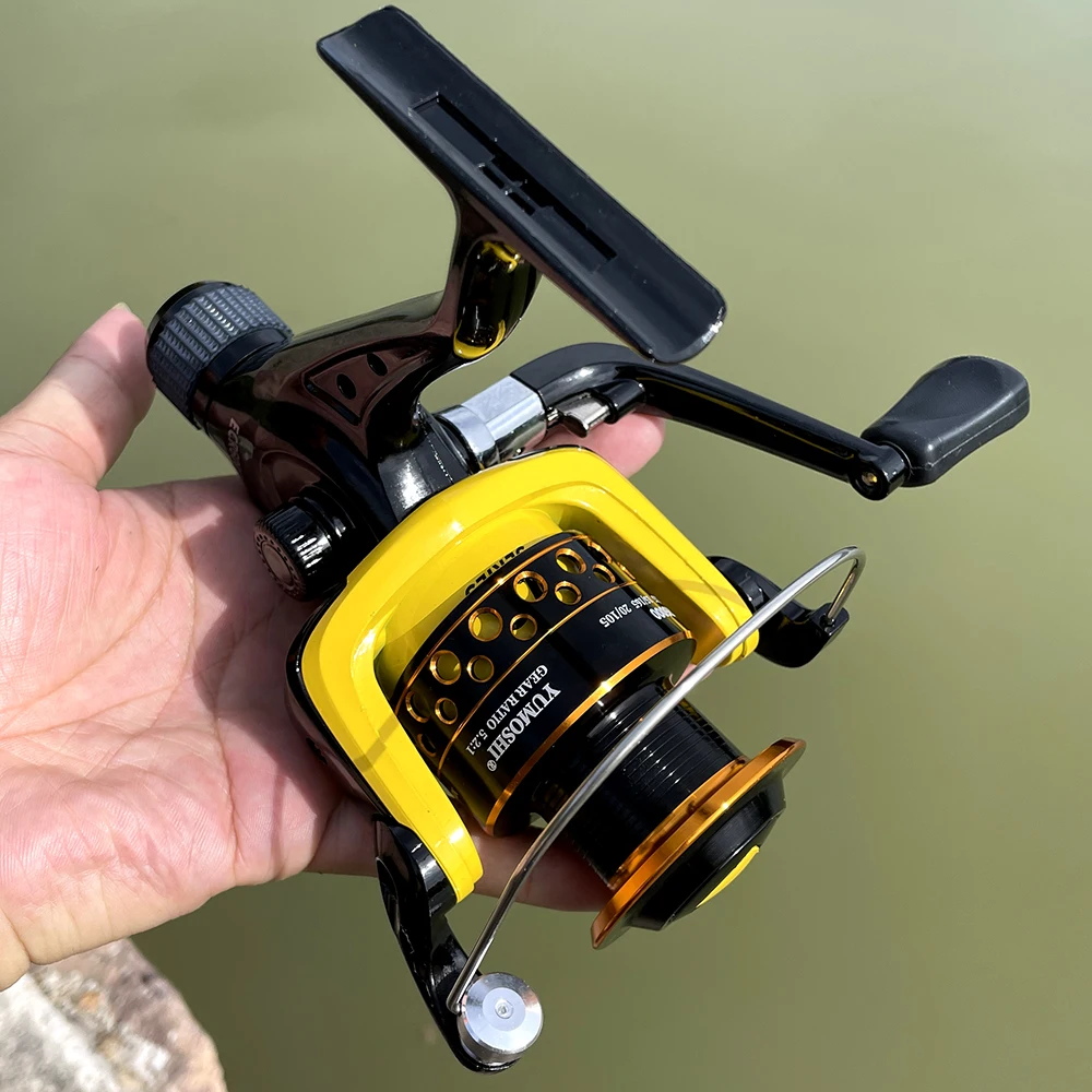 Carrete giratorio de línea biselada Serie 2000-7000, accesorios, carrete de Metal, rueda giratoria para Pesca de carpa de agua salada - imagen 2