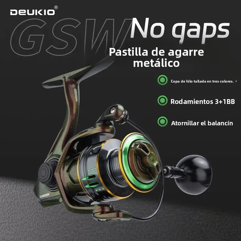 Carrete giratorio agua salada DEUKIO – para pesca en mar - imagen 5