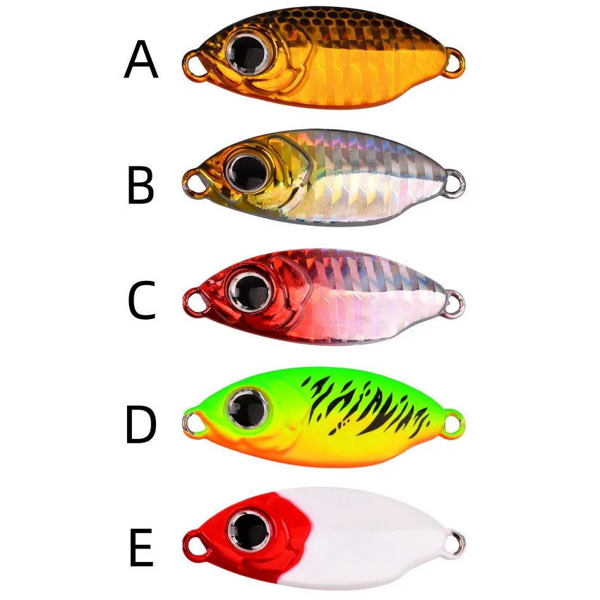 Plantilla de Metal para pesca, cebo falso de pesca de tiro largo, 10g, 15g, 20g, 25g, Spinning, mar, agua dulce, novedad, Micor Jigs - imagen 3