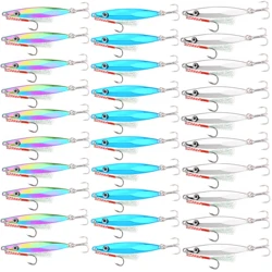 Señuelos de pesca jig metal crankbait wobbler para mar plateados