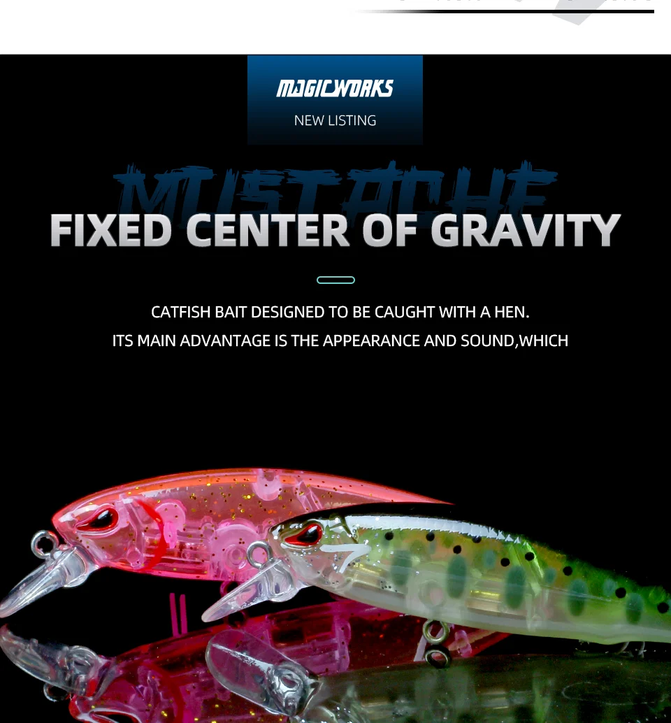 Una nueva lista para un cebo de pesca diseñado para atrapar con una gallina