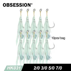 Obsession HK031 Anzuelos Jigging Lento – Acero al carbono calamar