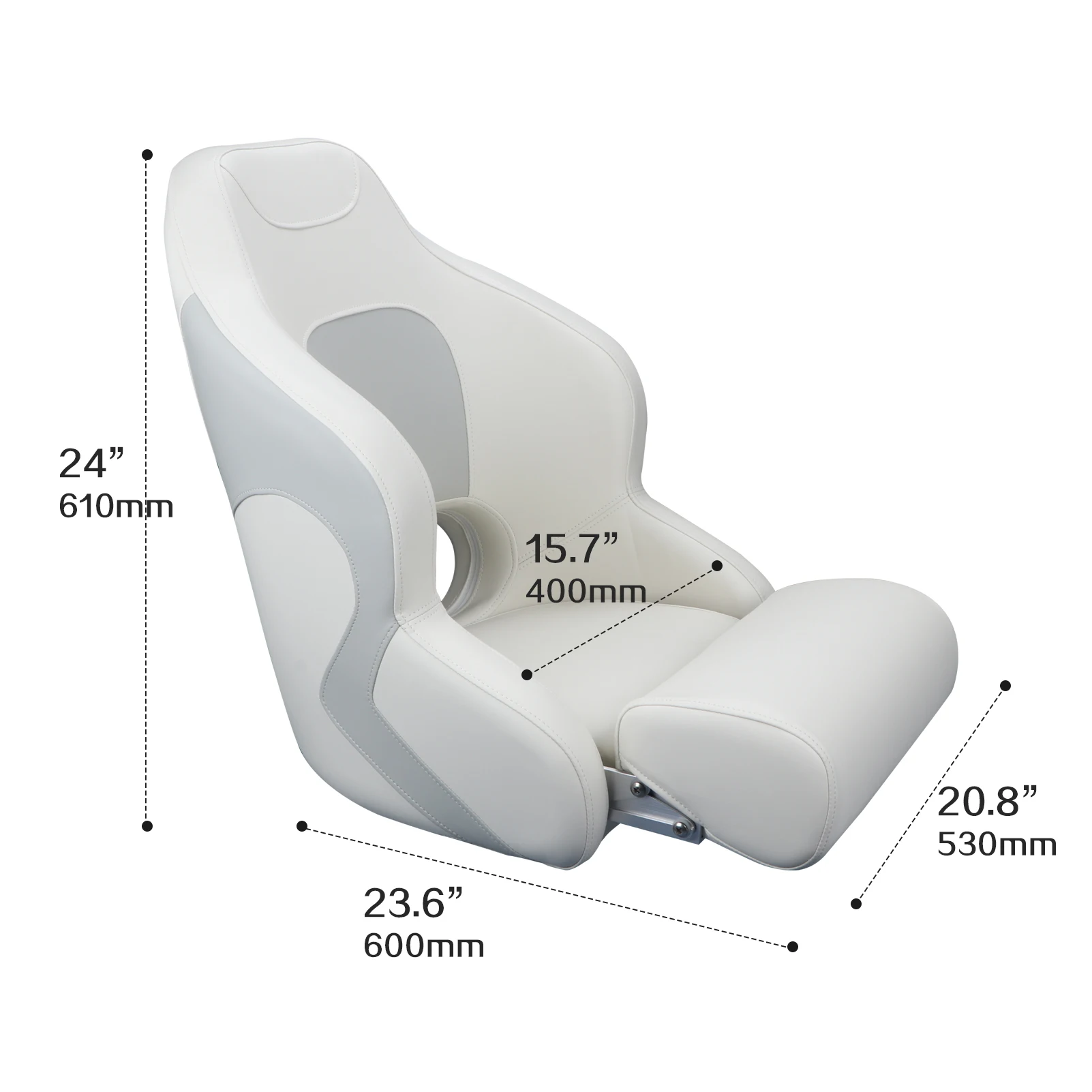Asiento Pro Casting para barco de pesca – Diseño ergonómico - imagen 2