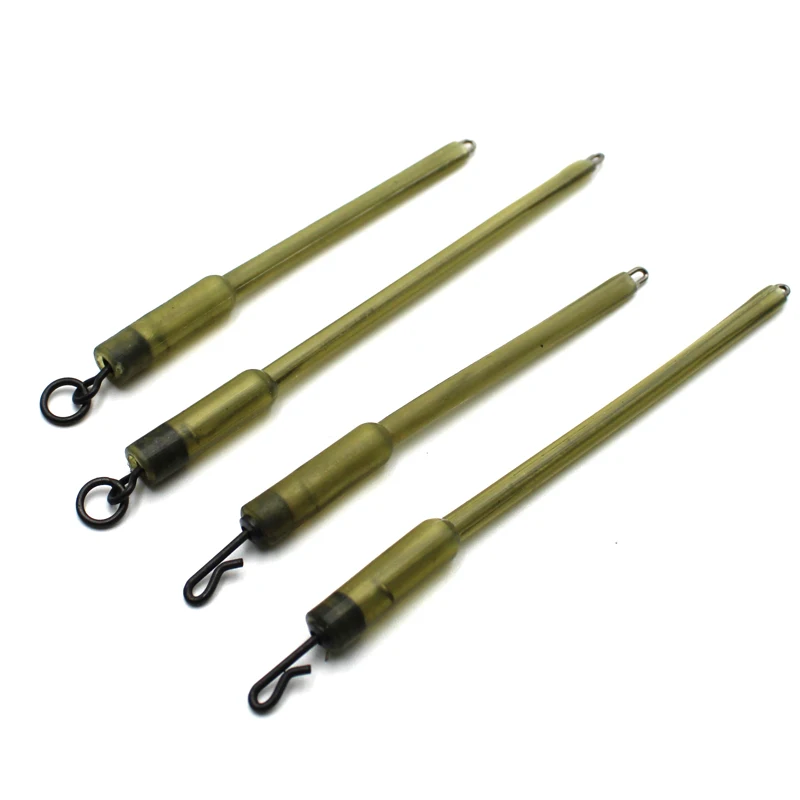 Accesorios de pesca de carpa, bolsa QC PVA, vástagos de cambio rápido largo para aparejo de pelo de carpa, herramienta, alimentador de método grueso, aparejos de pesca, 8 Uds. - imagen 3