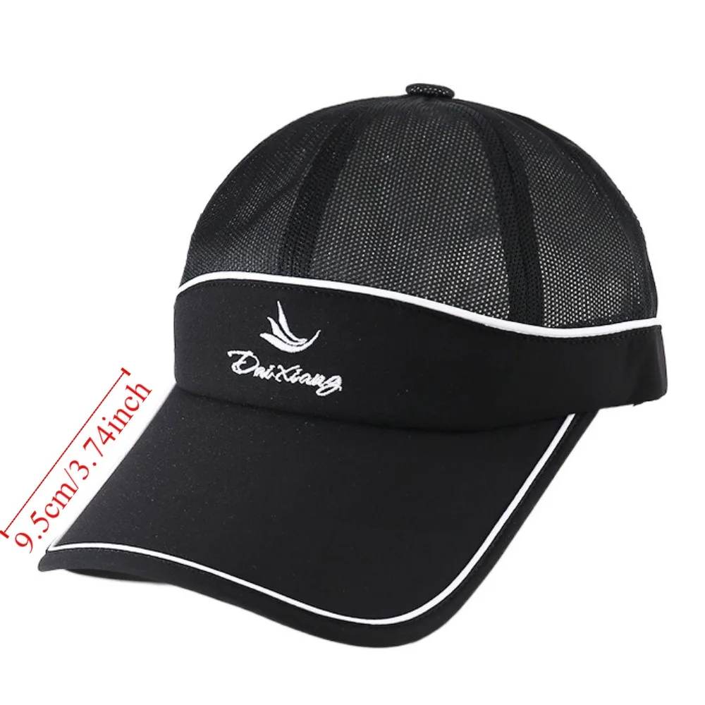 Gorra deportiva de malla, sombreros de escalada, gorras de béisbol transpirables de secado rápido, protección UV, viseras solares, gorra para correr, Camping y senderismo - imagen 5