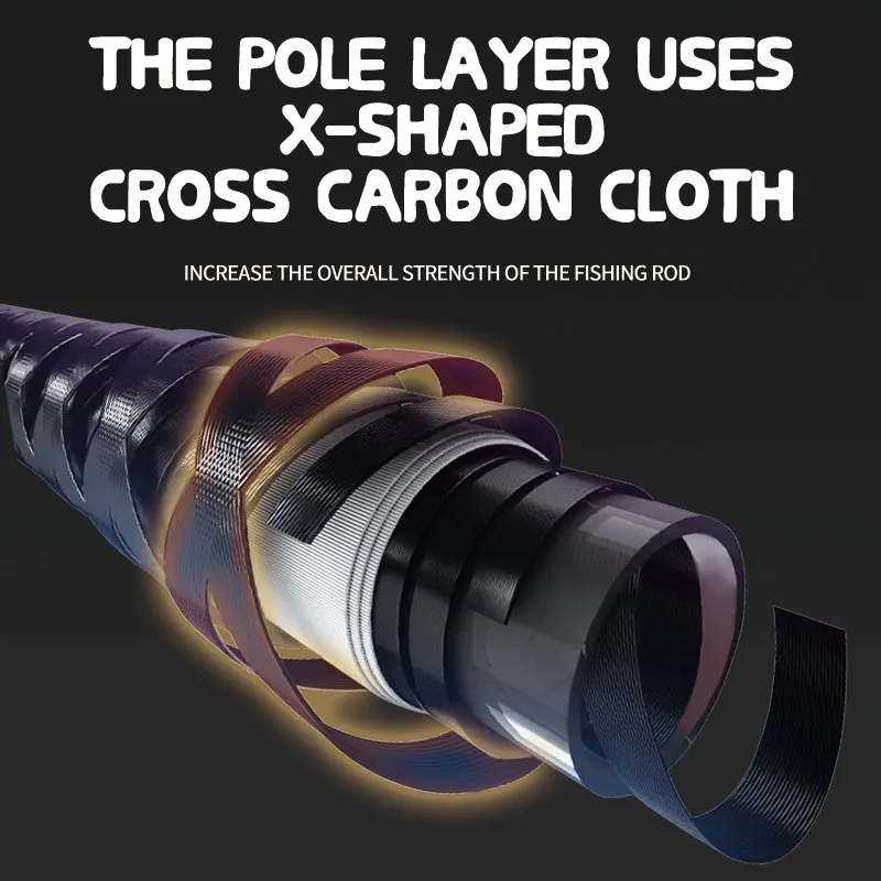 DEUKIO-combinación de caña de pescar de 4/5 secciones, caña de pescar de carbono y carrete giratorio de cuerpo de carbono serie 3000, aparejos de Pesca - imagen 4