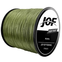 Línea trenzada JOF - Carpa 10-80 lb, 4 hebras