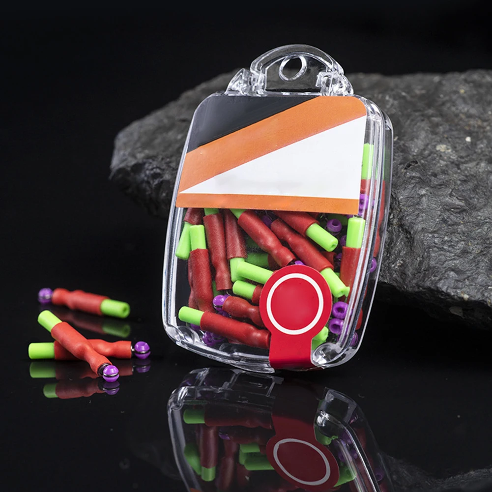 Topes Bobber de silicona para sedal de pesca, 30 piezas, 22/23/24mm, con paquete de caja para flotadores de pesca - imagen 2