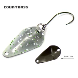 Cuchara COUNTBASS 1,5g – Acero latonado para lubina y trucha
