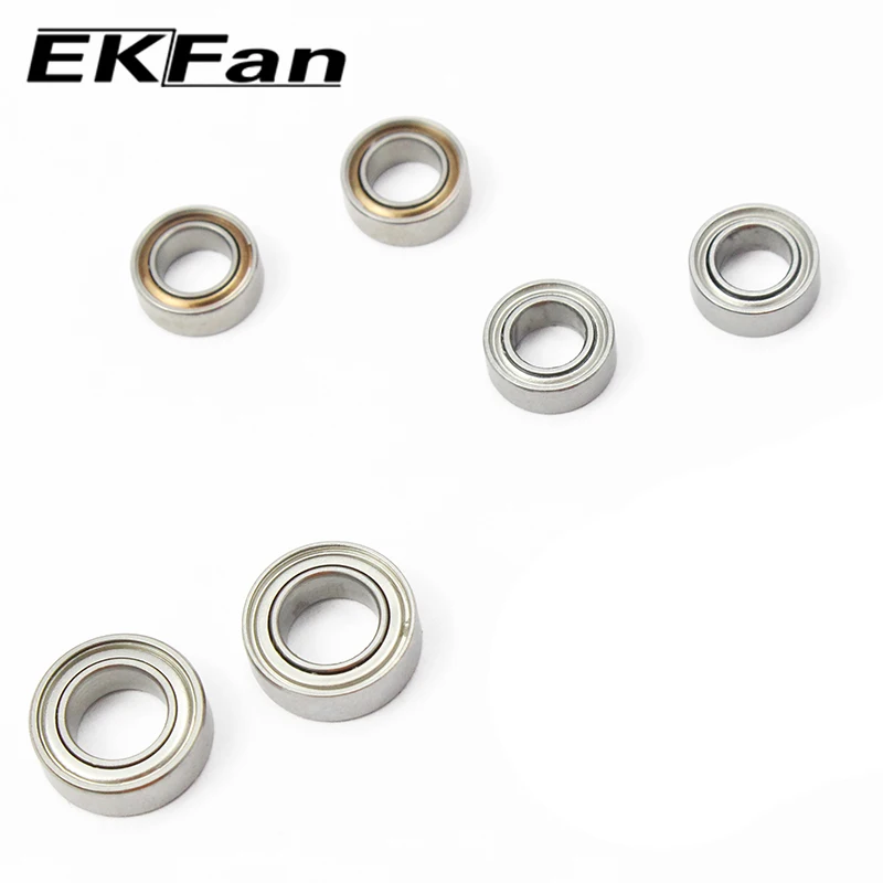 EKFan-Accesorios de rodamientos de herramientas de pesca, DDL-740ZZH de carrete de bolas de 7x4x2,5mm/9x3x5mm, componentes de pesca con mango, 1 unidad - imagen 3