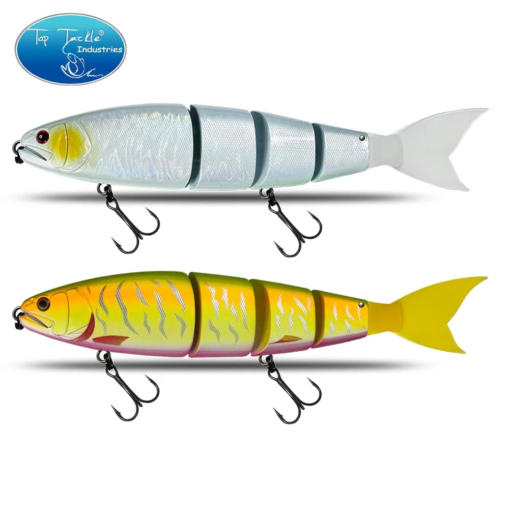 Señuelo de pesca, cebo de natación articulado flotante que se hunde, 245mm, 11 colores, sección de cebo duro gigante, señuelo para cebo grande, Lucio, señuelo - imagen 4