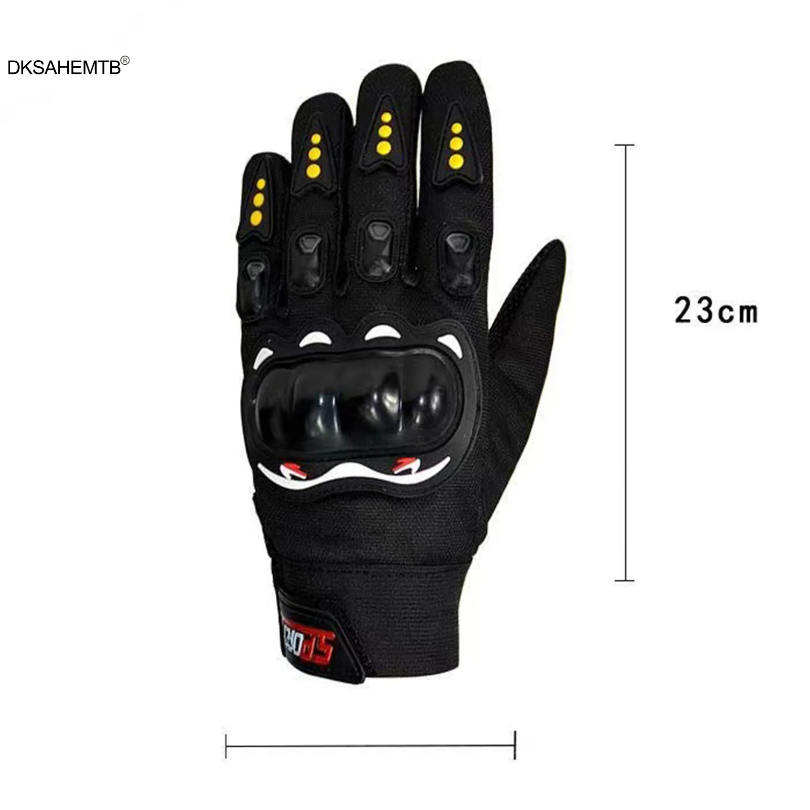 Guantes de moto con protecciones rígidas y pantalla táctil - imagen 3