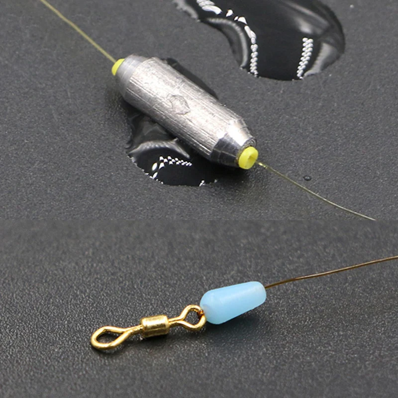 Juego completo de línea principal, equipo de línea de pesca fuerte de alta resistencia con asiento flotante, Kits de herramientas de pesca de plomo de frijol espacial XA77G - imagen 5