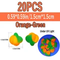 20pcs Orange-Green