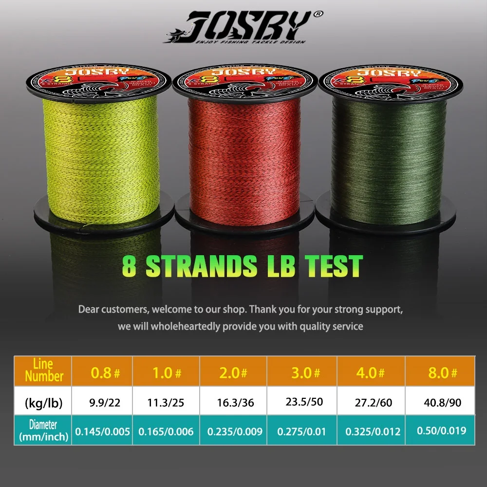 Hilo trenzado PE Josby X8 – Alta resistencia para pesca - imagen 5