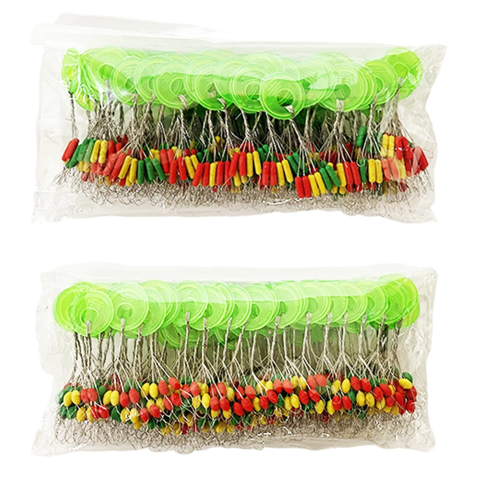 600 Uds 100 grupos espaciales frijoles flotador de pesca accesorios de pesca productos de pesca equipo de pesca pesca de carpa flotador de pesca parada - imagen 5