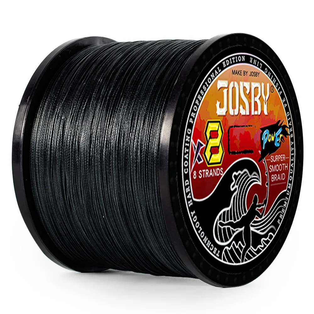 JOSBY X8 Strand 300M 100M 500M 1000M hilo de pescar de PE trenzado 22-100LB alambre flotante multifilamento mosca carpa mar agua salada Pesca - imagen 3