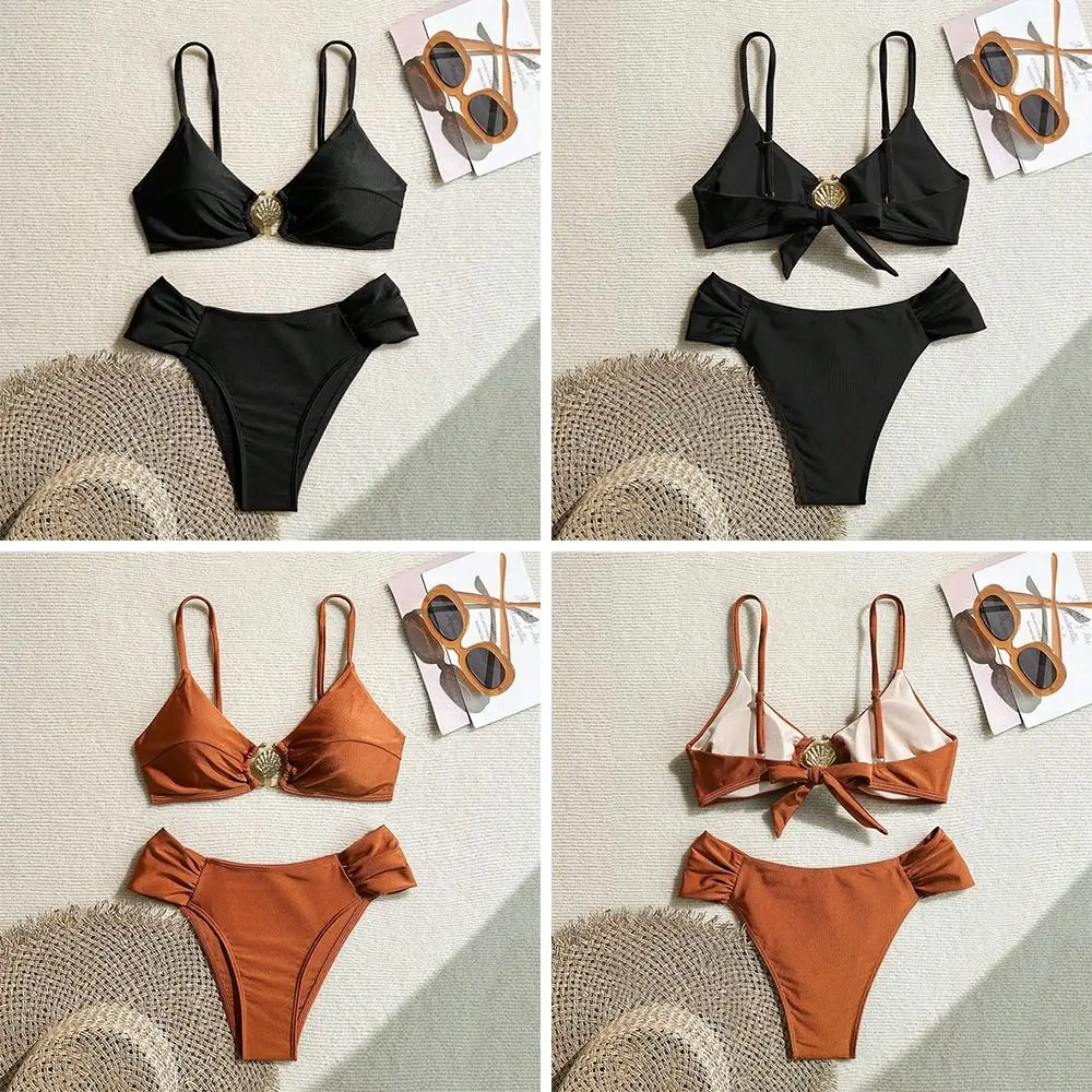 Bikini Push-Up de Cintura Alta para Playa de 2 Piezas - imagen 5