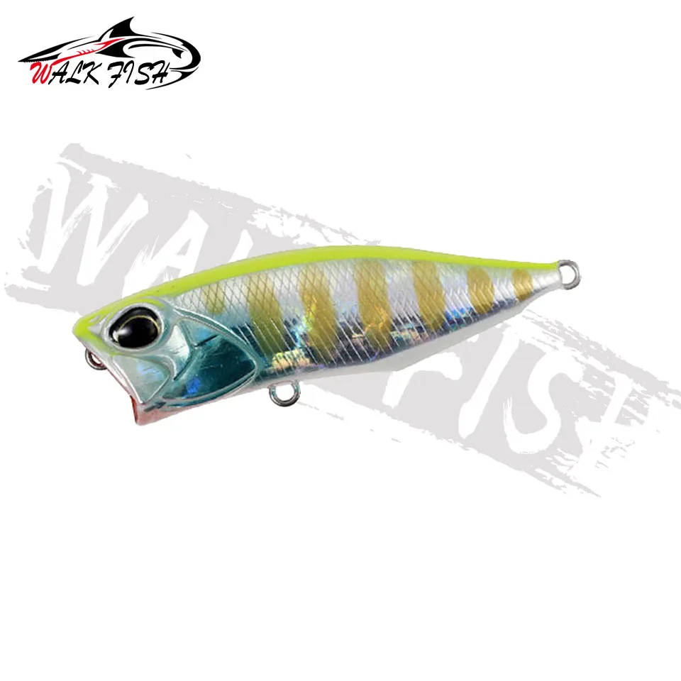 WALK FISH-Señuelos de Pesca flotantes, cebo duro de 64mm, 9g, ojos 3D, Topwater, lubina, trucha, Lucio, Wobblers artificiales, 1 piezas - imagen 2