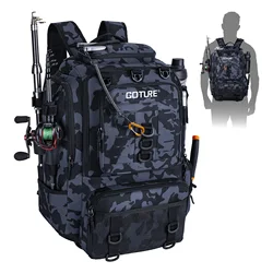 Mochila Goture 40L portacañas – Oxford 900D impermeable