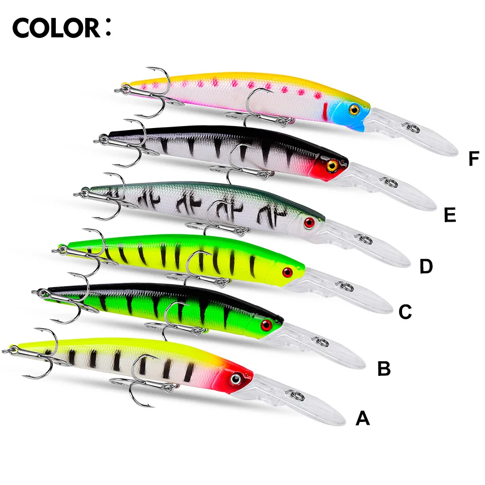 Señuelo de pesca biónico con ojos 3D láser, 1 Uds., 15,5g14,5 cm, cebo duro Artificial con anzuelo triple, cebo de pesca, suministro de pesca - imagen 2
