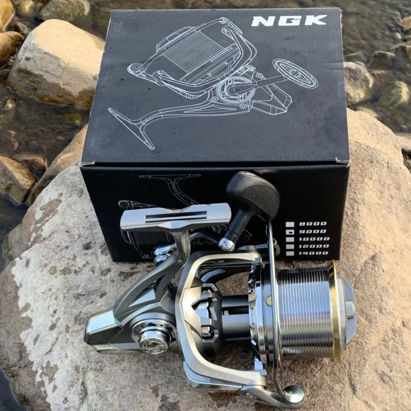 Carrete de pesca Baitcasting súper suave, carrete de Metal de aleación de aluminio duradero de dos colores, adecuado para principiantes y pescadores avanzados - imagen 2