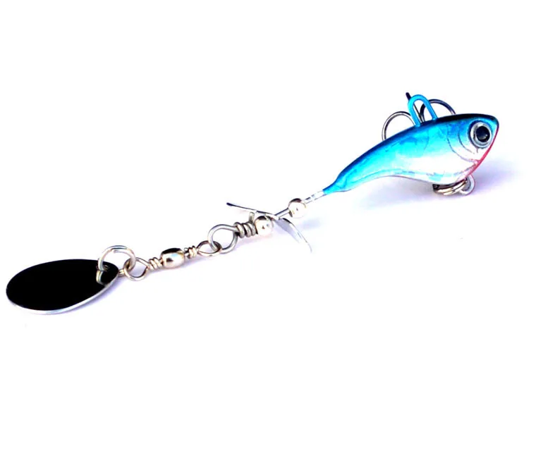 MUKUN Spinner VIB – señuelo vibración dura para jigging de hielo - imagen 5