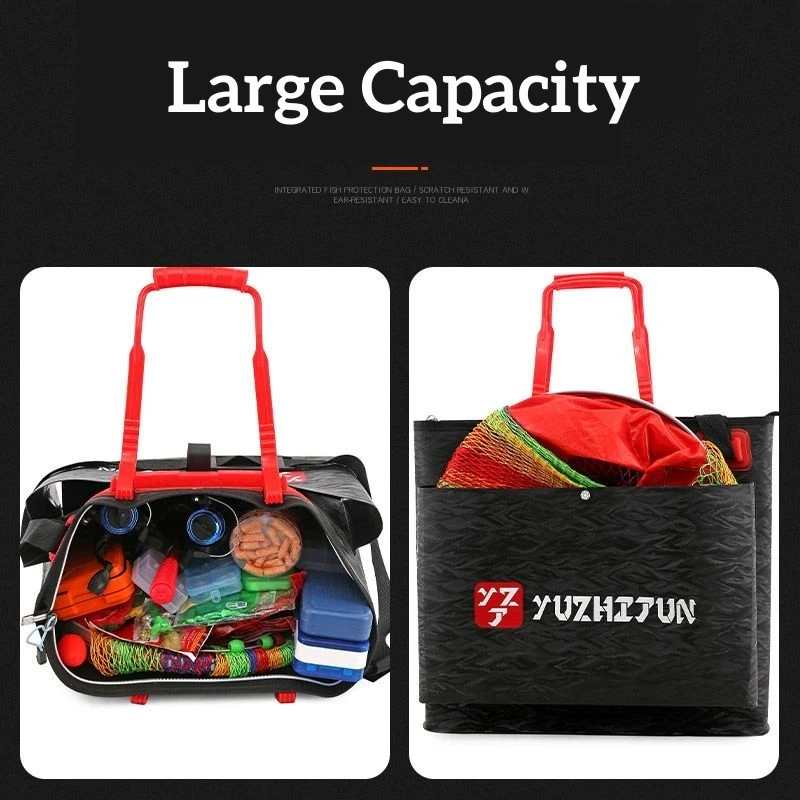 Bolsa de pesca multifuncional EVA, bolsa de protección para peces vivos, portátil, plegable, resistente al agua, equipo de pesca - imagen 5