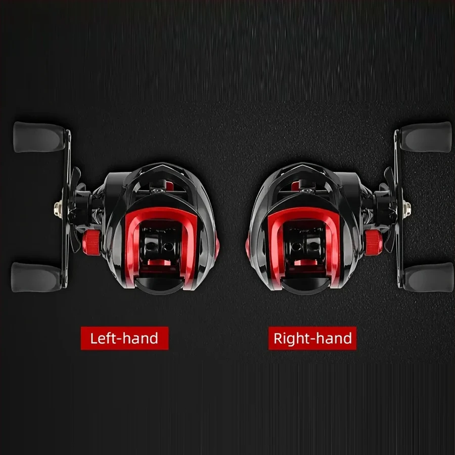 Carrete de pesca GLS color caramelo, carrete de pesca de arrastre máximo de 8kg, relaciones de engranaje 7,2: 1, bobina de pesca de carpa, herramientas de pesca, carrete de fundición