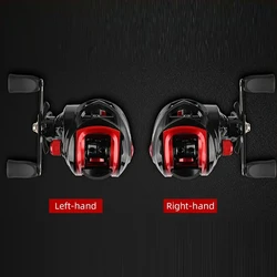 Carrete de pesca GLS color caramelo, carrete de pesca de arrastre máximo de 8kg, relaciones de engranaje 7,2: 1, bobina de pesca de carpa, herramientas de pesca, carrete de fundición