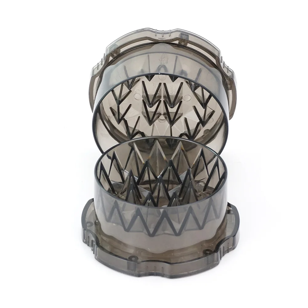 BRAVMACK Molinillo de plástico Molinillo manual portátil de 60 mm para triturar molinillo de especias de tabaco para moler tabaco - imagen 4