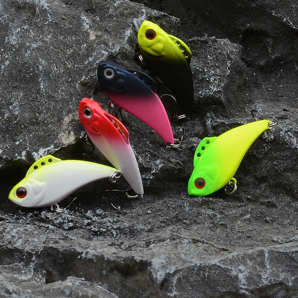 Señuelo de pesca giratorio de Metal, 1 piezas, 41mm, 3,8g, cuchara VIB, Crankbait, cebos duros artificiales, aparejos de pesca Cicada VIB - imagen 3