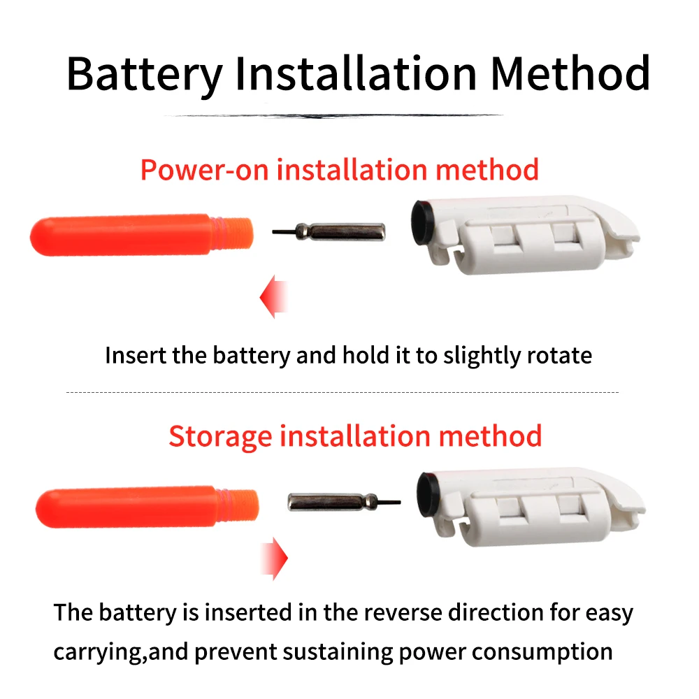 Lionriver caña electrónica de pesca impermeable, palo luminoso, soporte de luz LED rojo y verde, aparejos flotantes extraíbles, pesca nocturna en roca - imagen 5