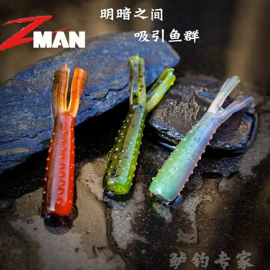 Zman EE. UU. importó pequeño poliéster Tiny Ticklerz Ned flotante resistente a mordeduras de agua Luya cebo suave - imagen 4