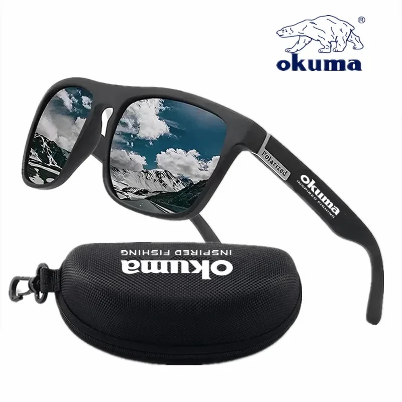 Okuma gafas de sol polarizadas UV400 para hombres y mujeres caza al aire libre, pesca, bicicletas de conducción, gafas de sol caja opcional - imagen 4