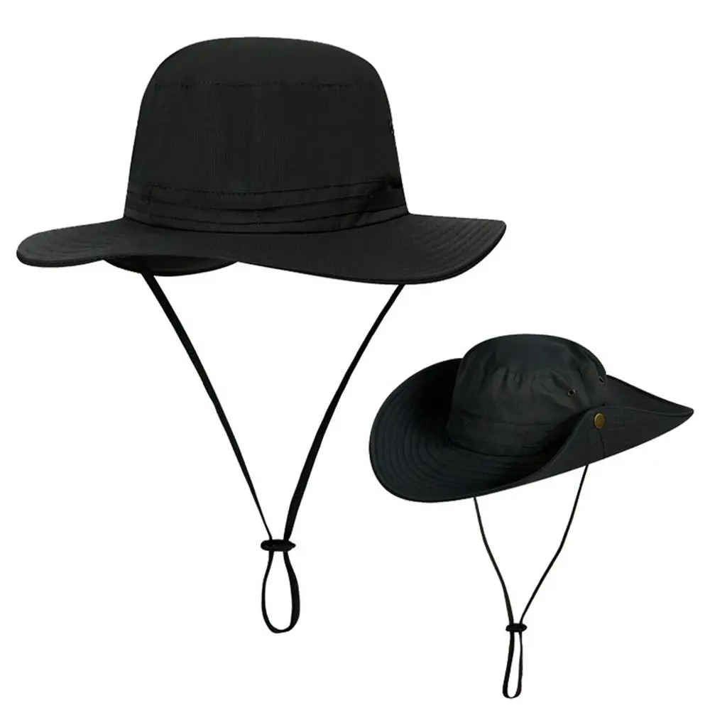 Sombrero de sombrilla de Montañismo para hombre y mujer, protector solar para pesca, protección UV, ocio, sombrero de pescador, Boonie, Verano - imagen 2